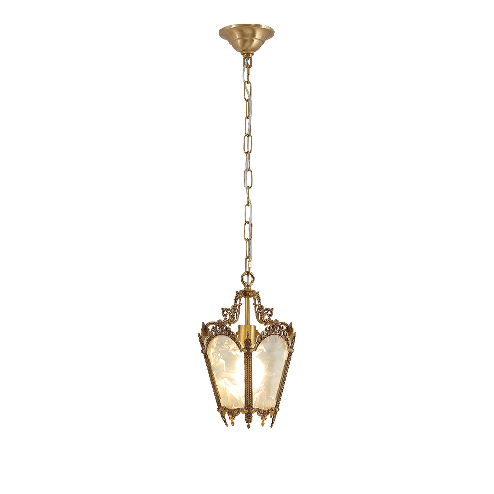 Auririelle Pendant Lamp Brass Empire Antique Elegant