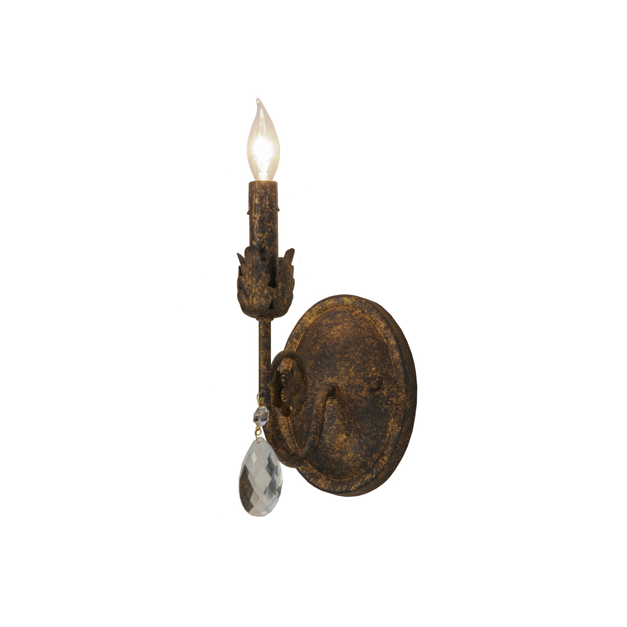 Mjolkuvyn Individual Creativity Metal Crystal Wall Lamp