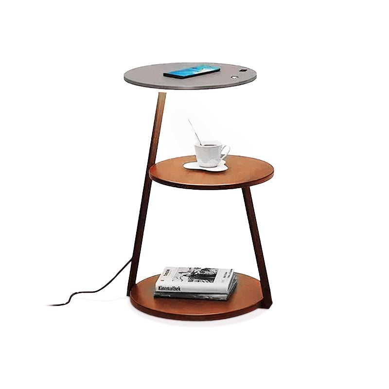 Mard Wood Contemporary Floor Lamp