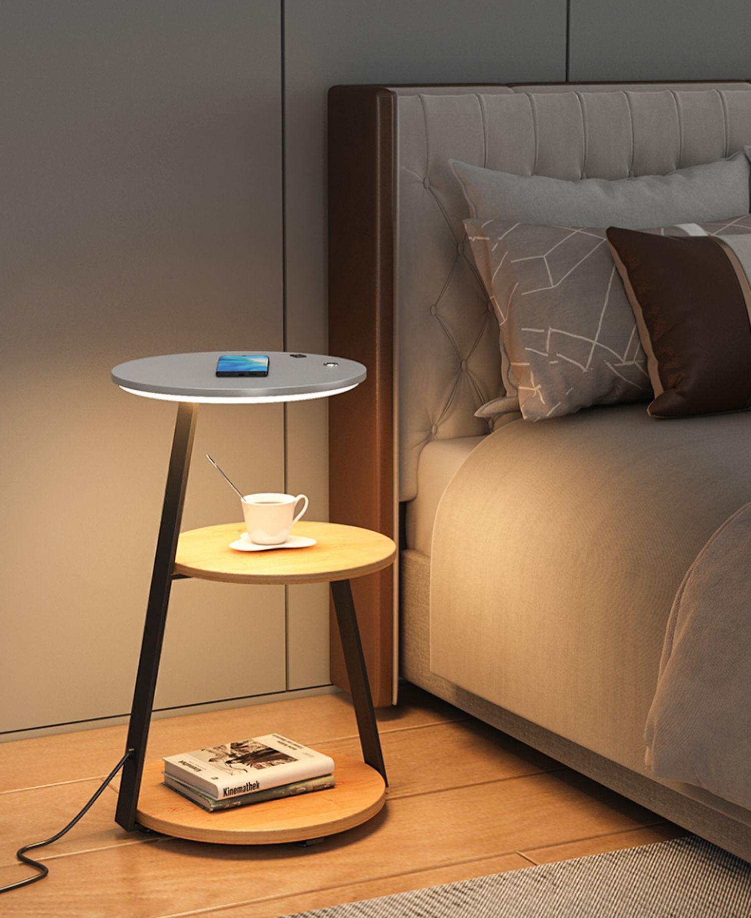Mard Wood Contemporary Floor Lamp
