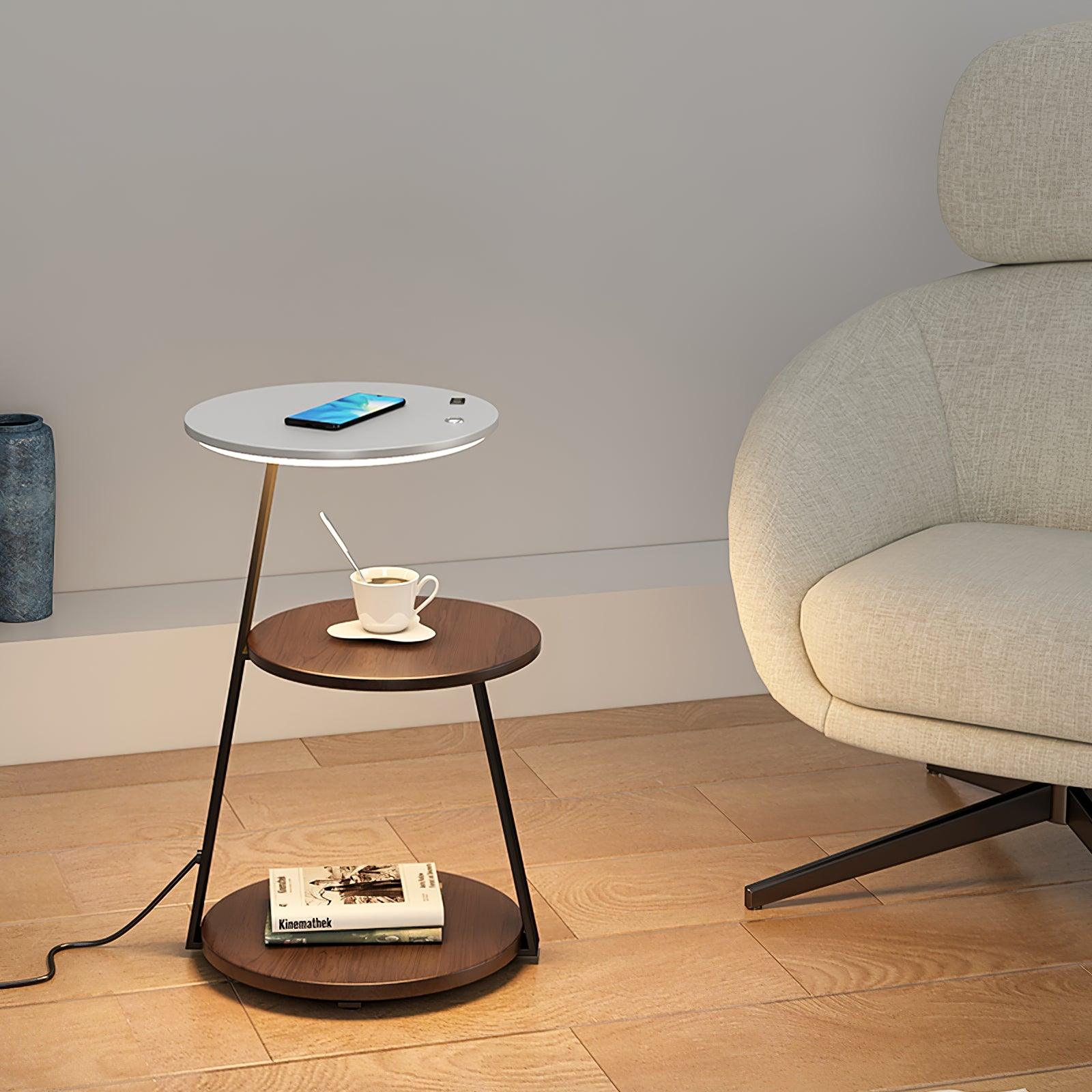 Mard Wood Contemporary Floor Lamp
