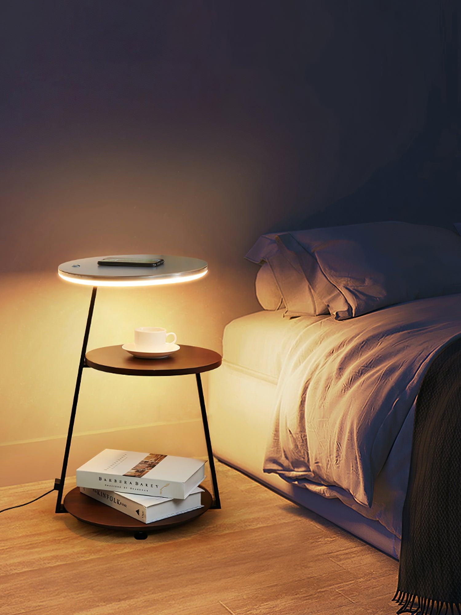Mard Wood Contemporary Floor Lamp