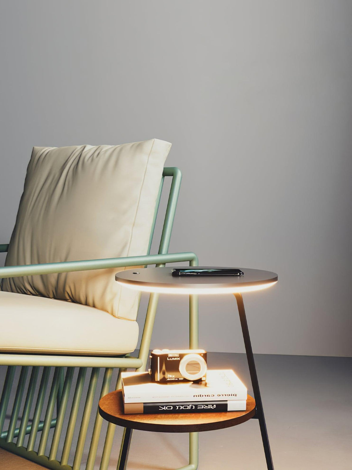 Mard Wood Contemporary Floor Lamp