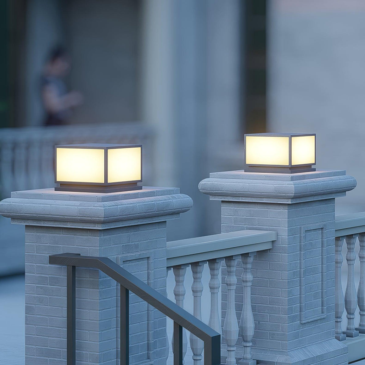 Kavi Steel Contemporary Table Lamp