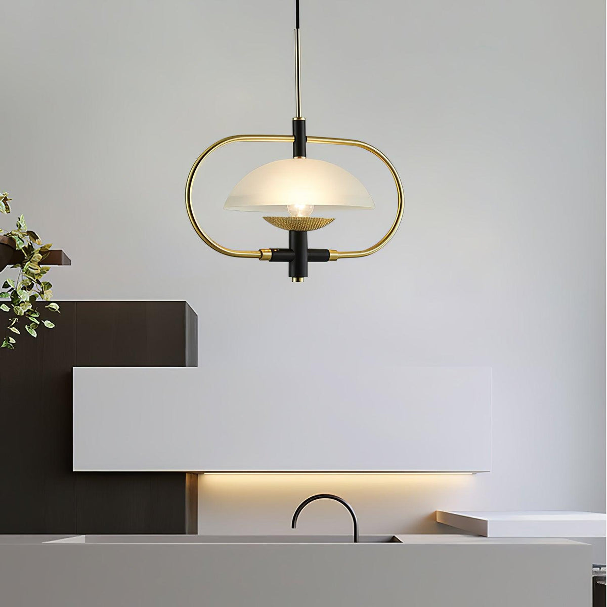 Cuvenara Nordic Art Classic Glass Pendant Light