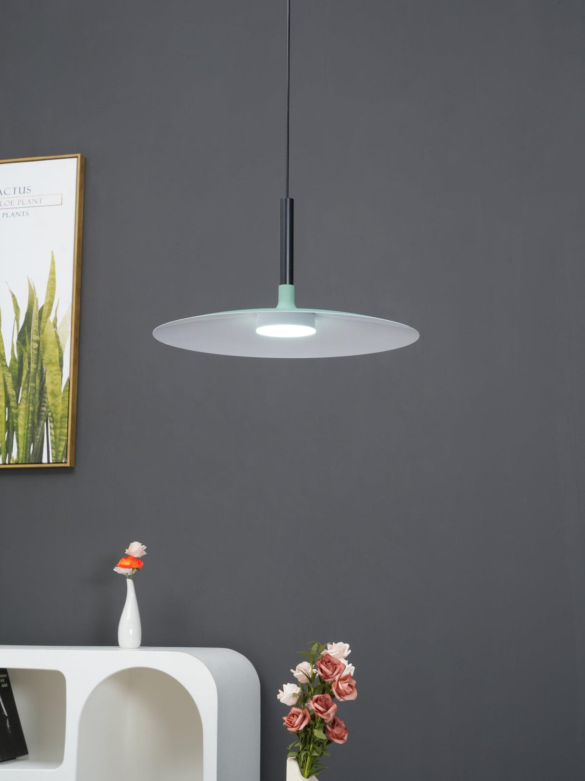 Ardinena Pendant Lamp Aluminum Flat Disc