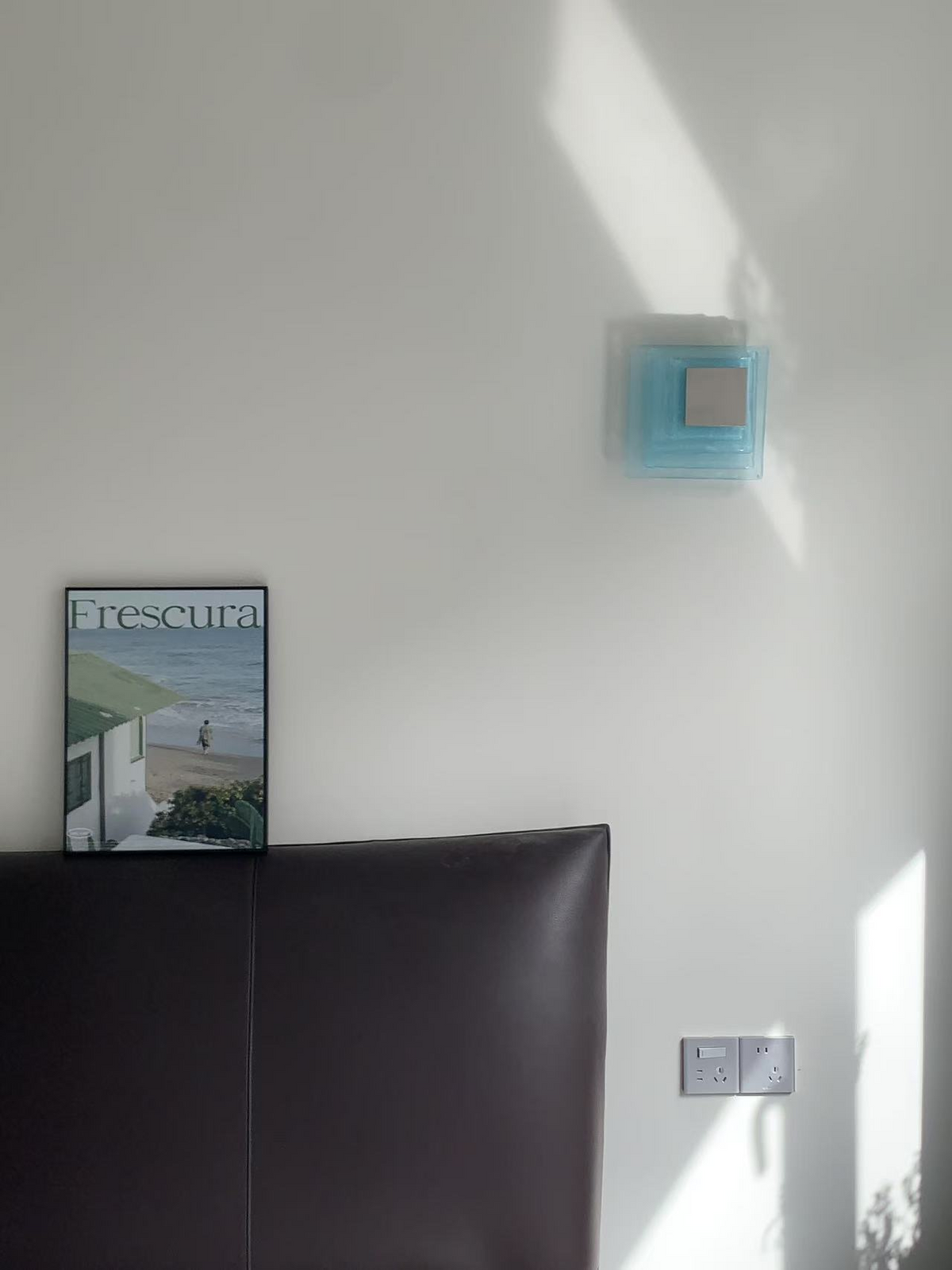 Cleo Glass Water Cube Cascade Sconce