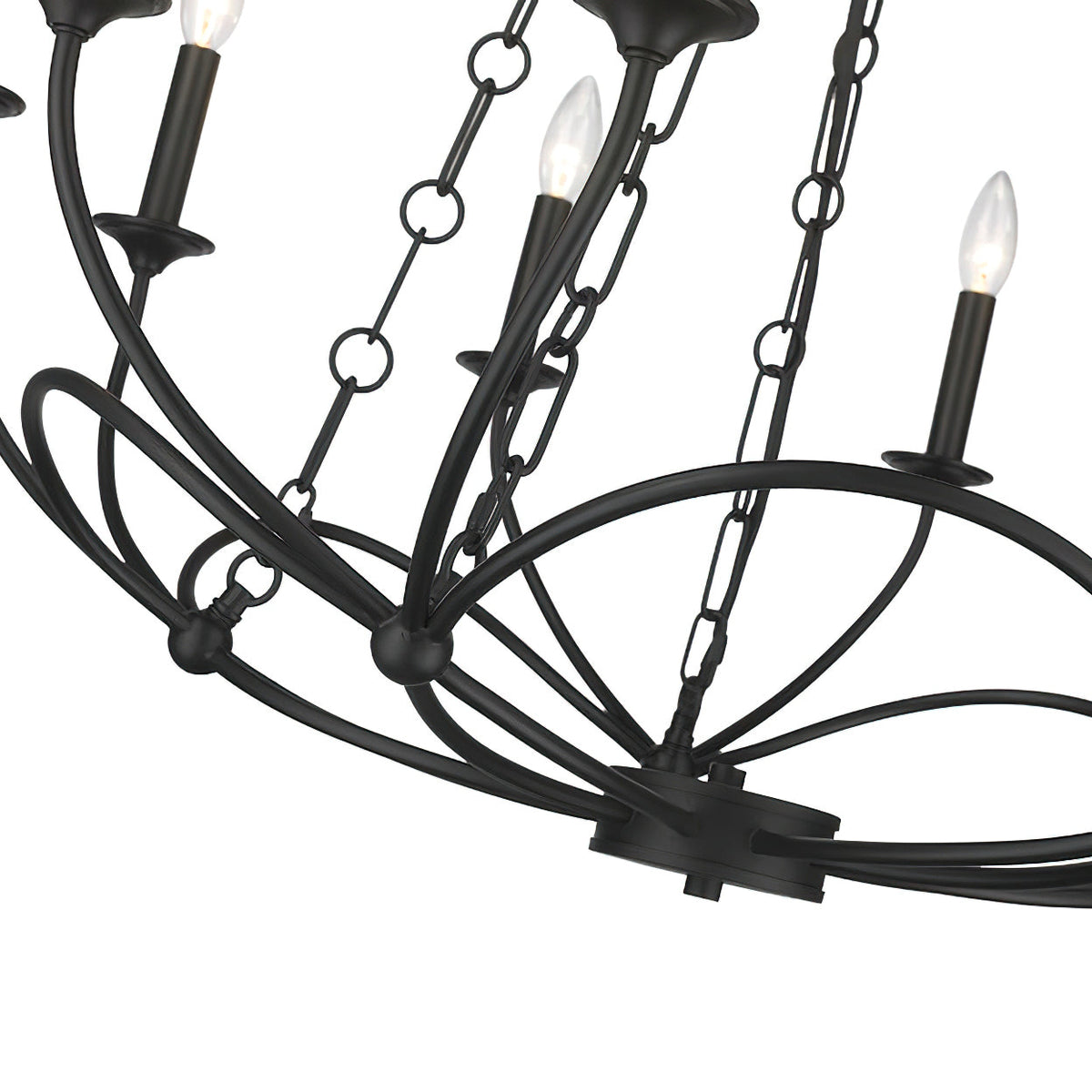 Ostruvyi Modern Minimalist Industrial Metal Chandelier