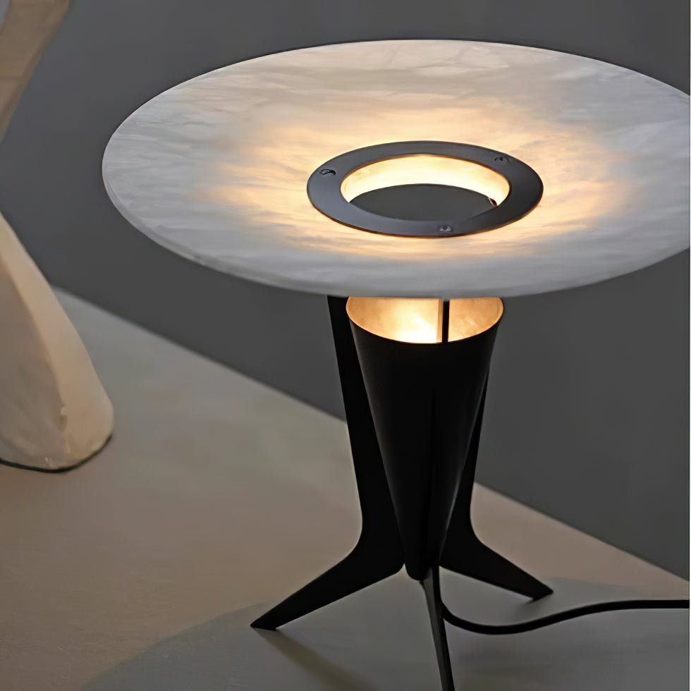 Eurtalus Alabaster Top Table Lamp