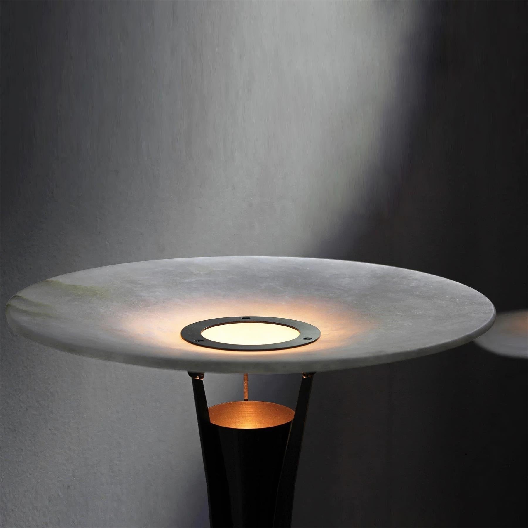 Eurtalus Alabaster Top Table Lamp