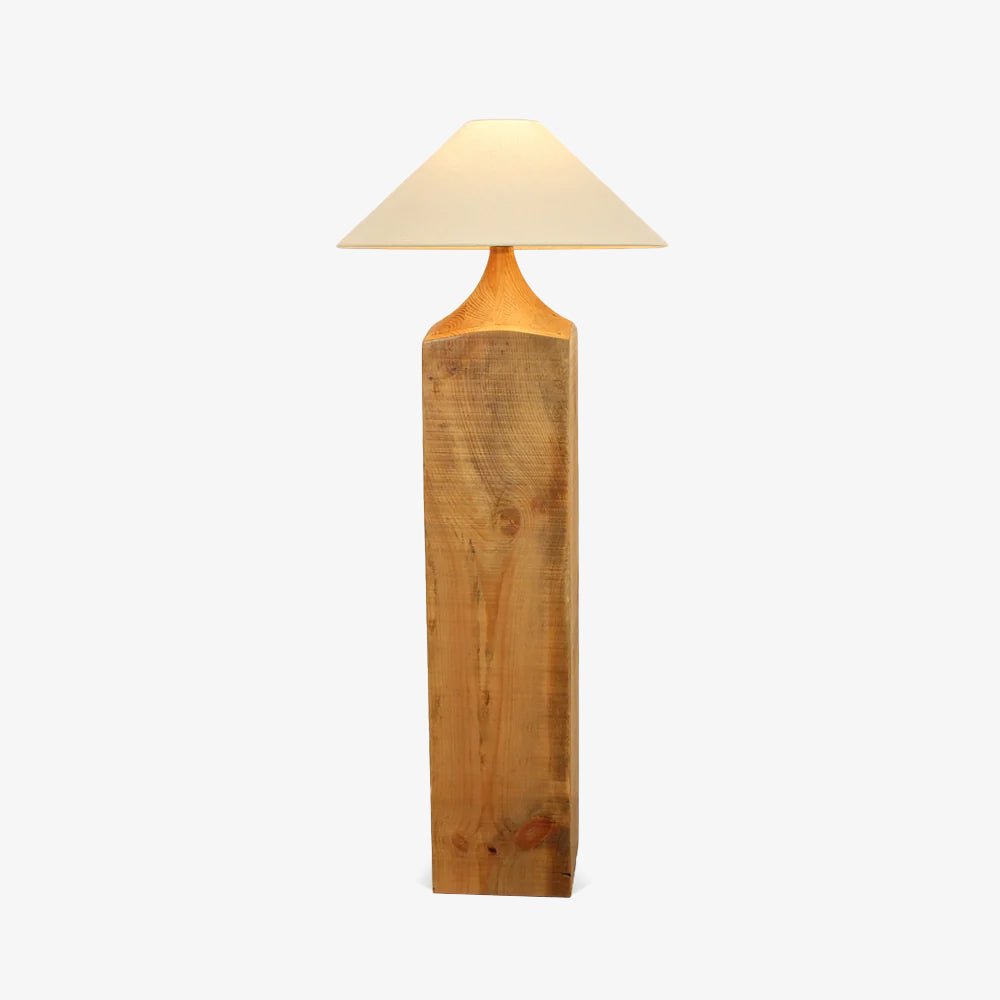 Rustica Timber Column Floor Lamp