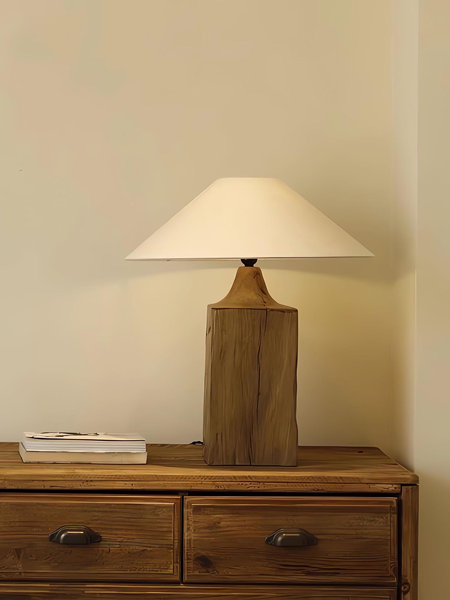 Rustica Timber Column Floor Lamp