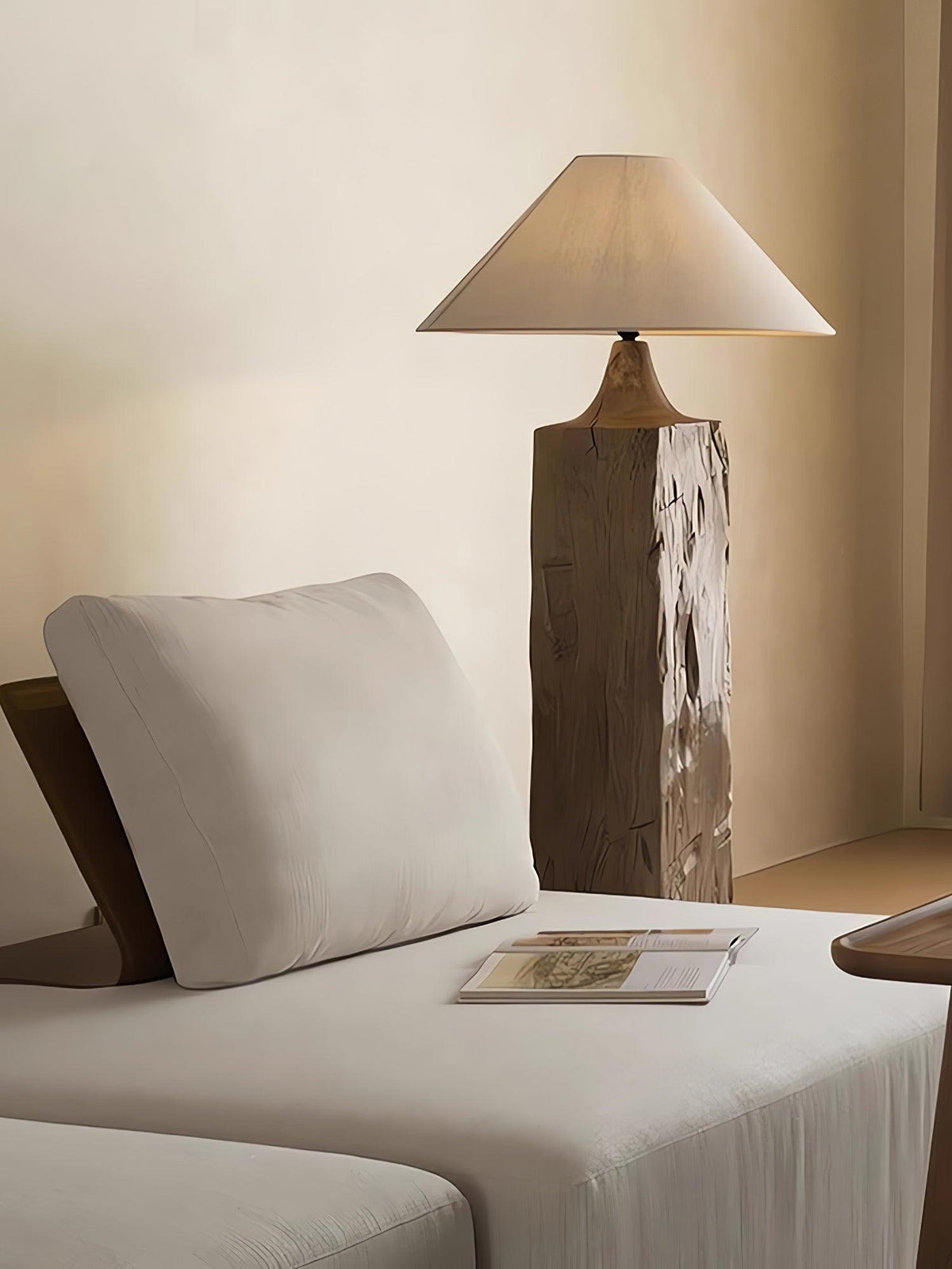 Rustica Timber Column Floor Lamp