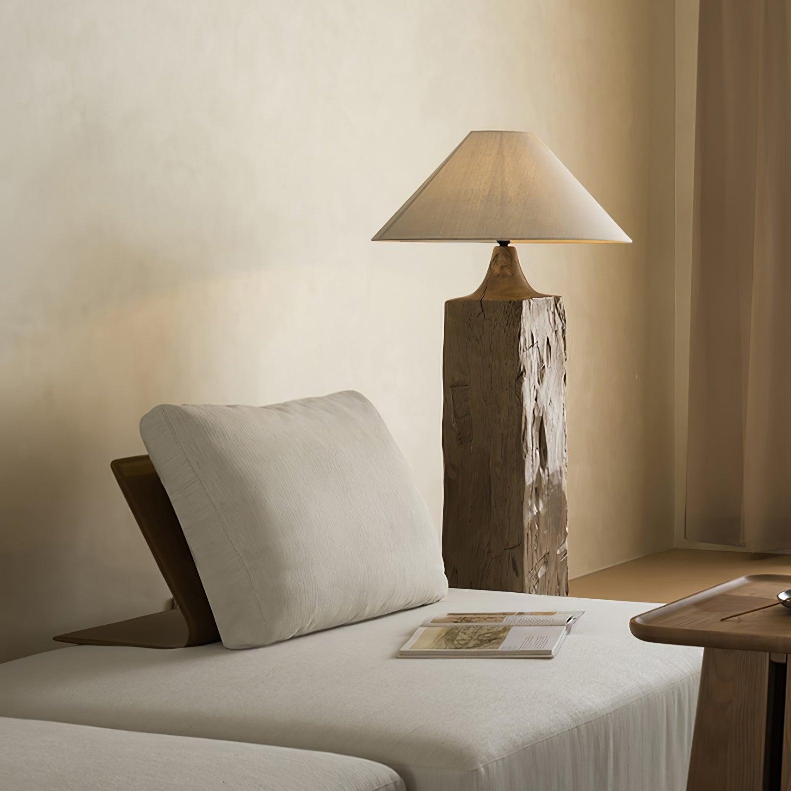 Rustica Timber Column Floor Lamp