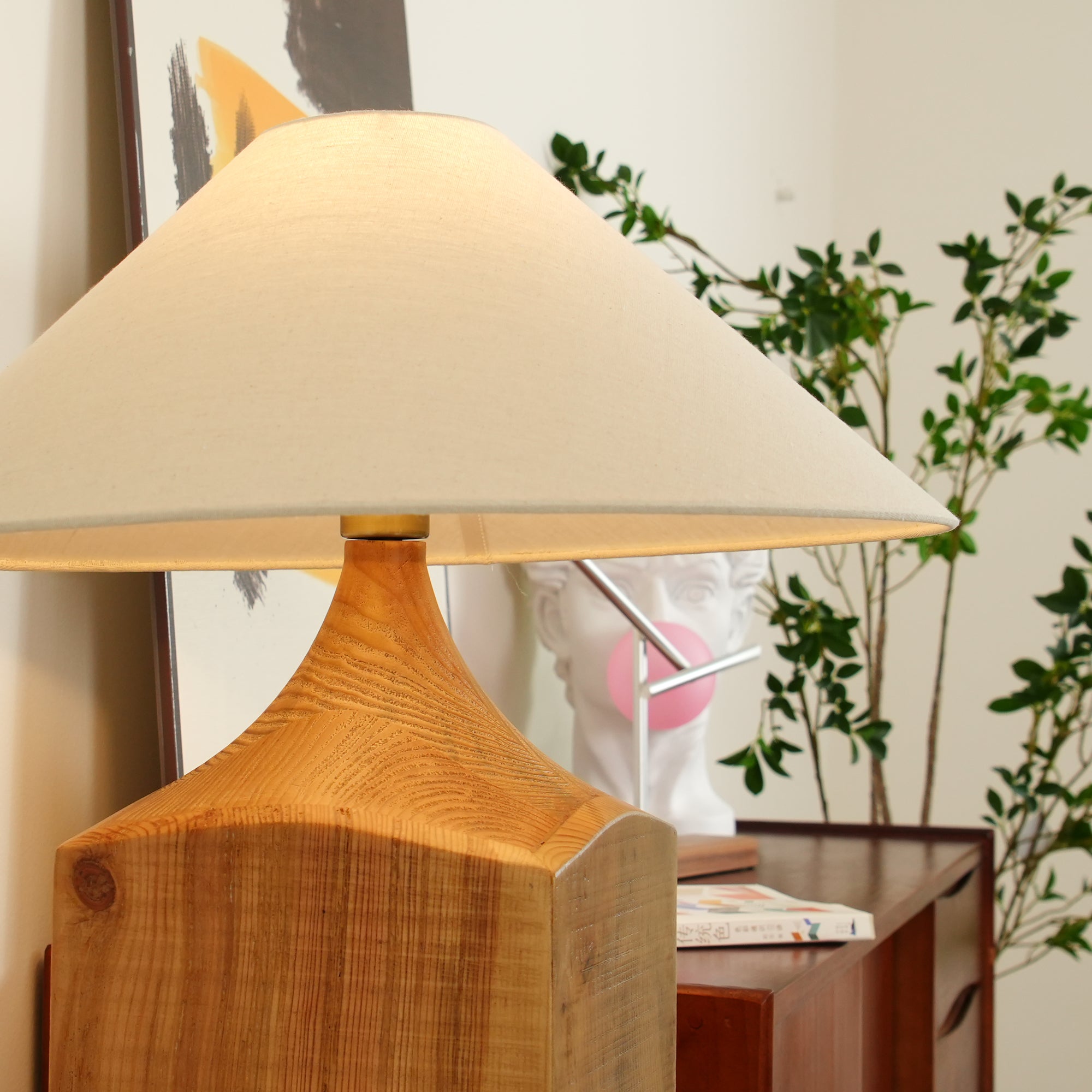 Rustica Timber Column Floor Lamp
