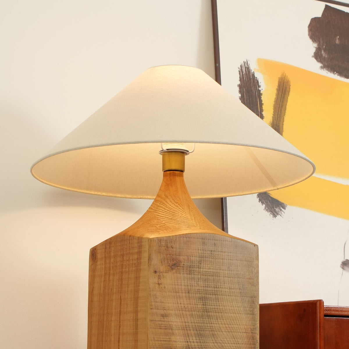 Rustica Timber Column Floor Lamp