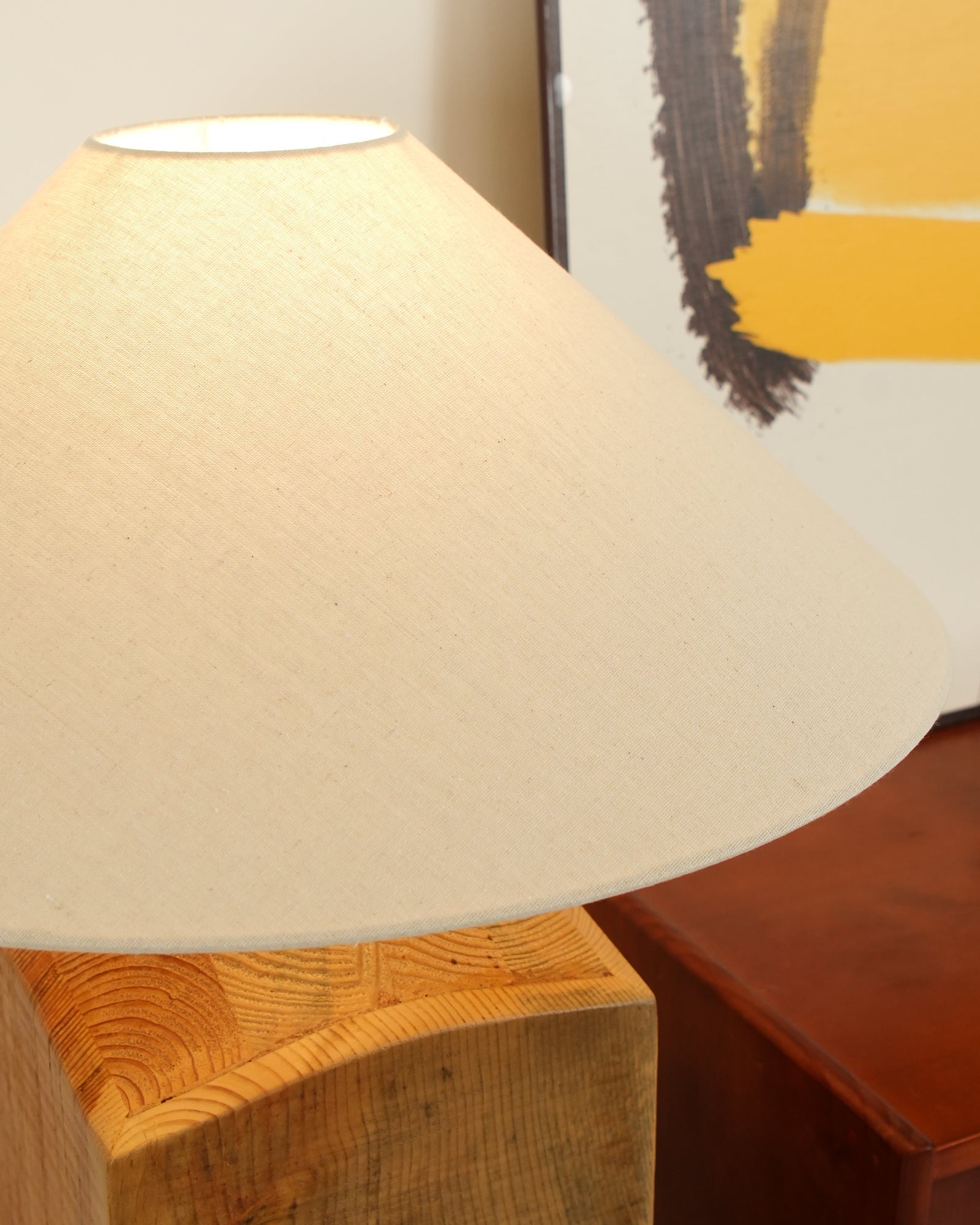 Rustica Timber Column Floor Lamp