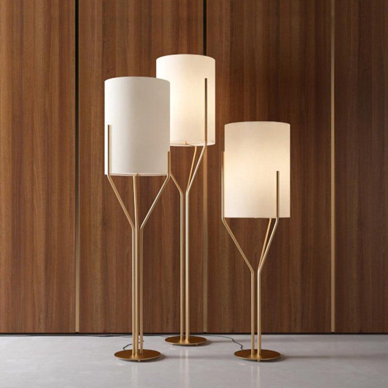 Aureina Glam Brass Floor Lamp