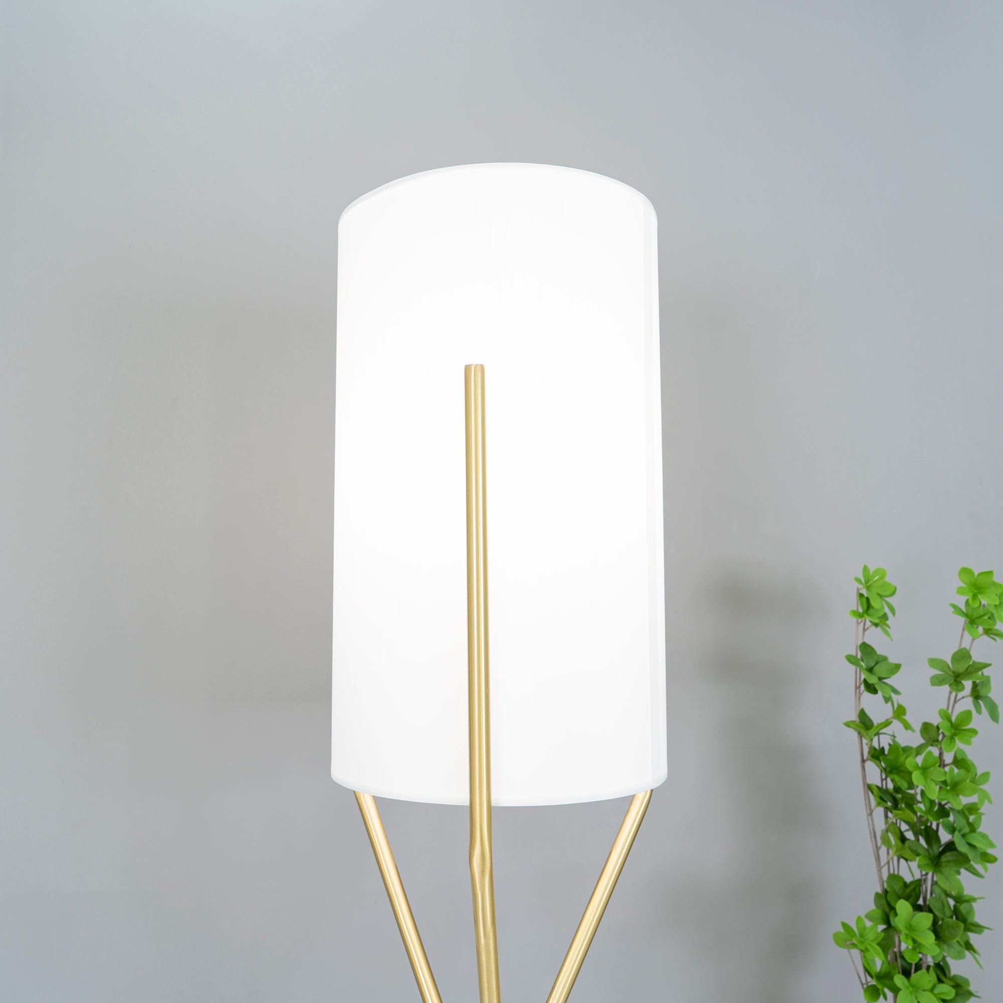 Aureina Glam Brass Floor Lamp