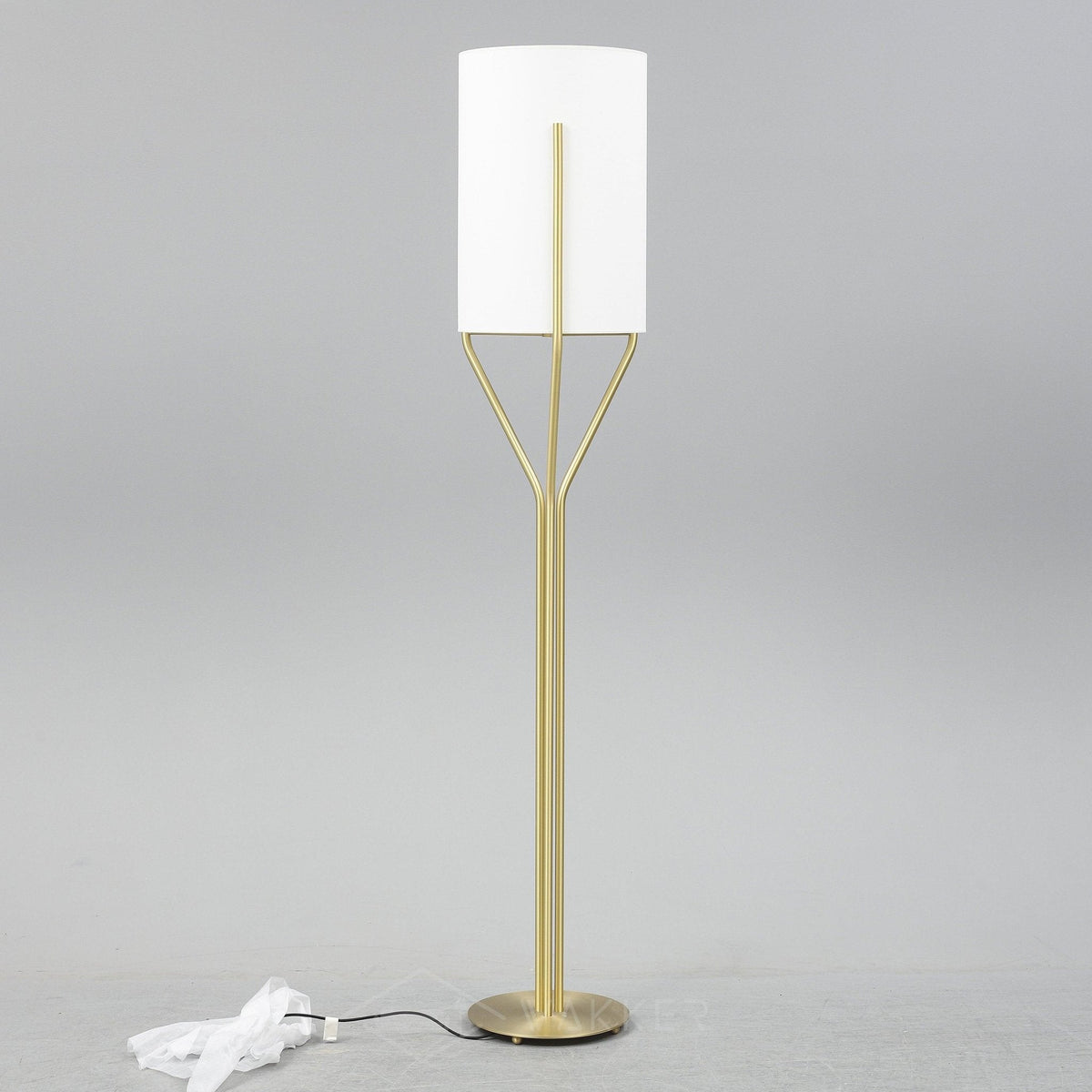 Aureina Glam Brass Floor Lamp