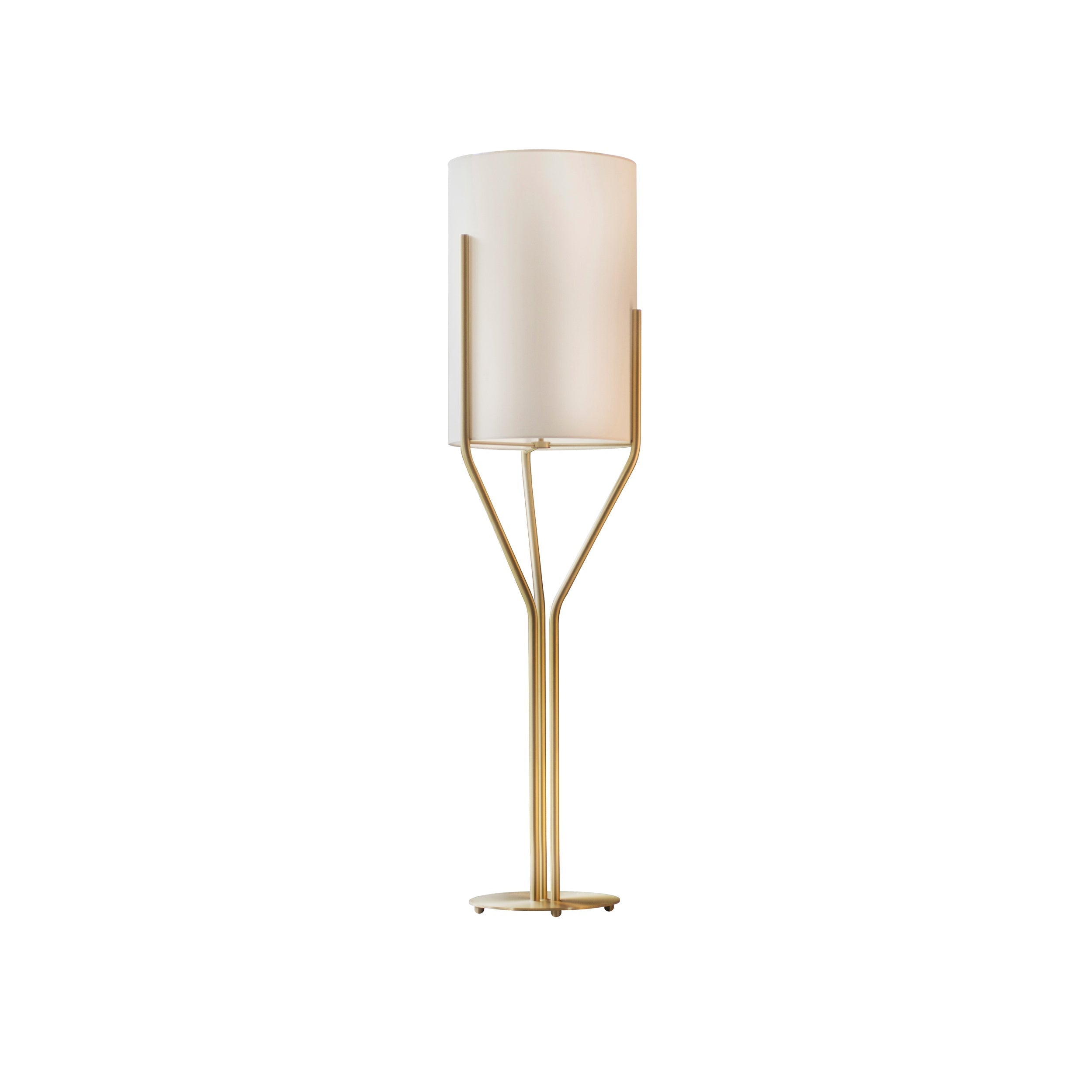 Aureina Glam Brass Floor Lamp