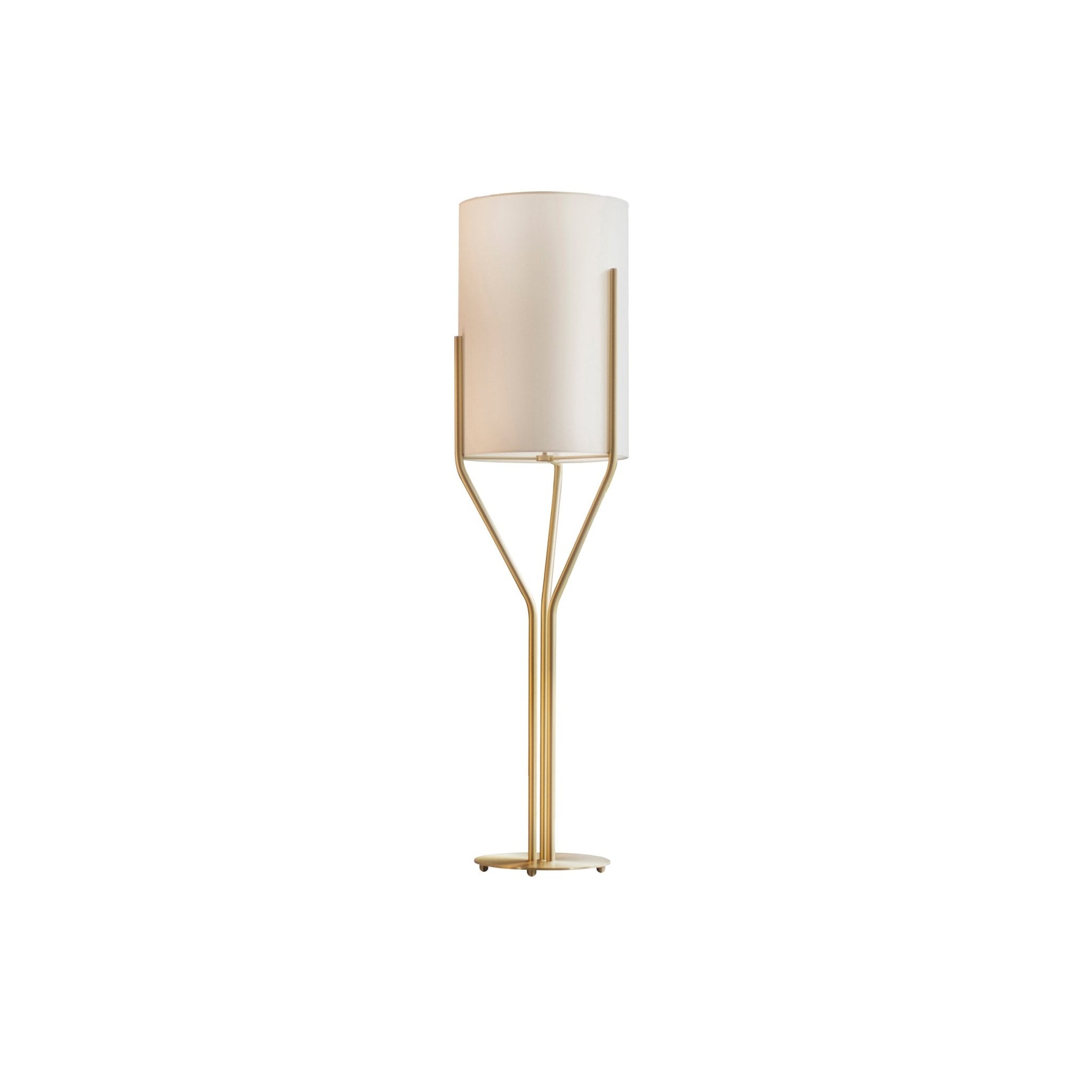 Aureina Glam Brass Floor Lamp