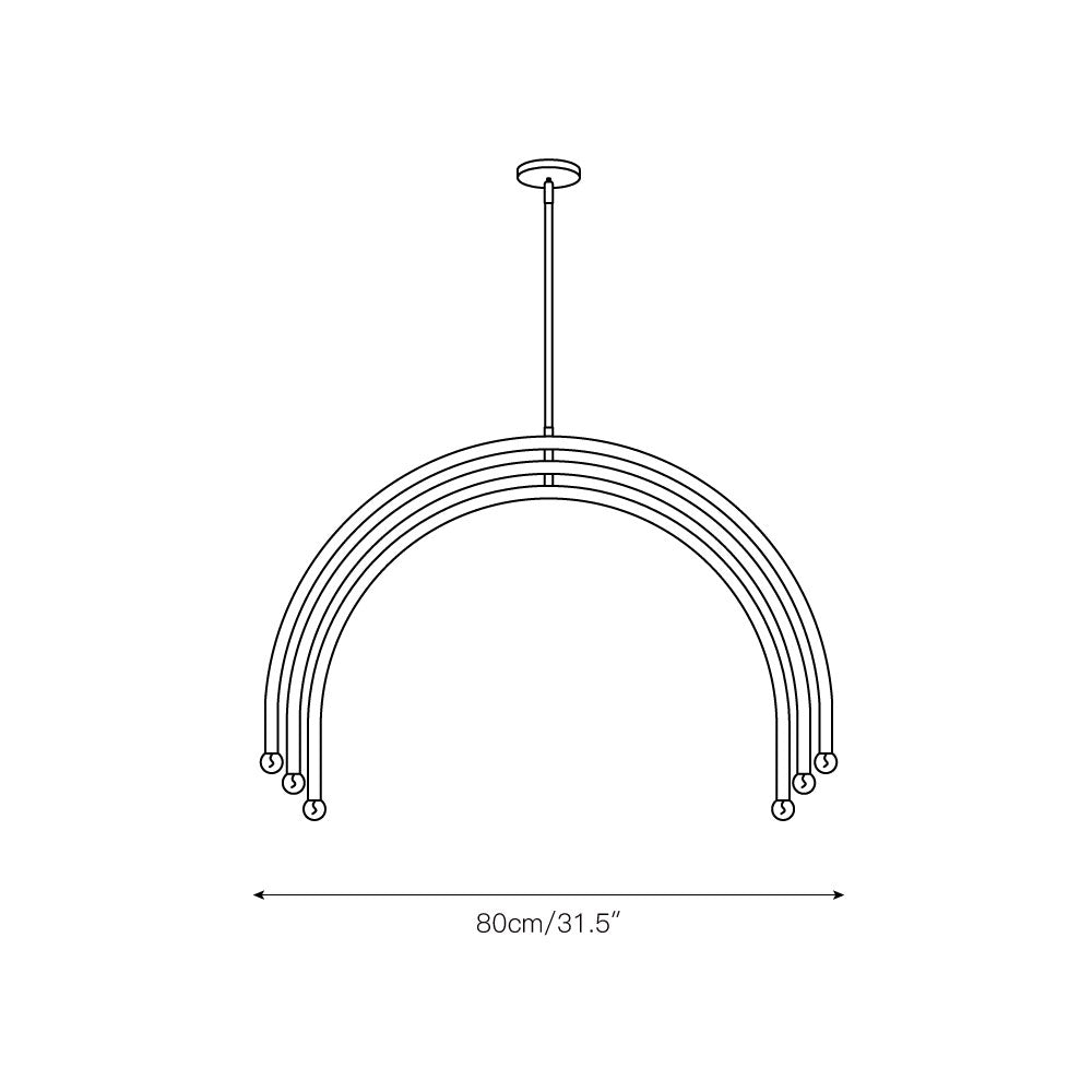 Casinaria Brass Chandelier