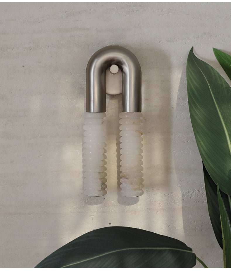 Talbe Alabaster Arc Ridge Modern Wall Lamp