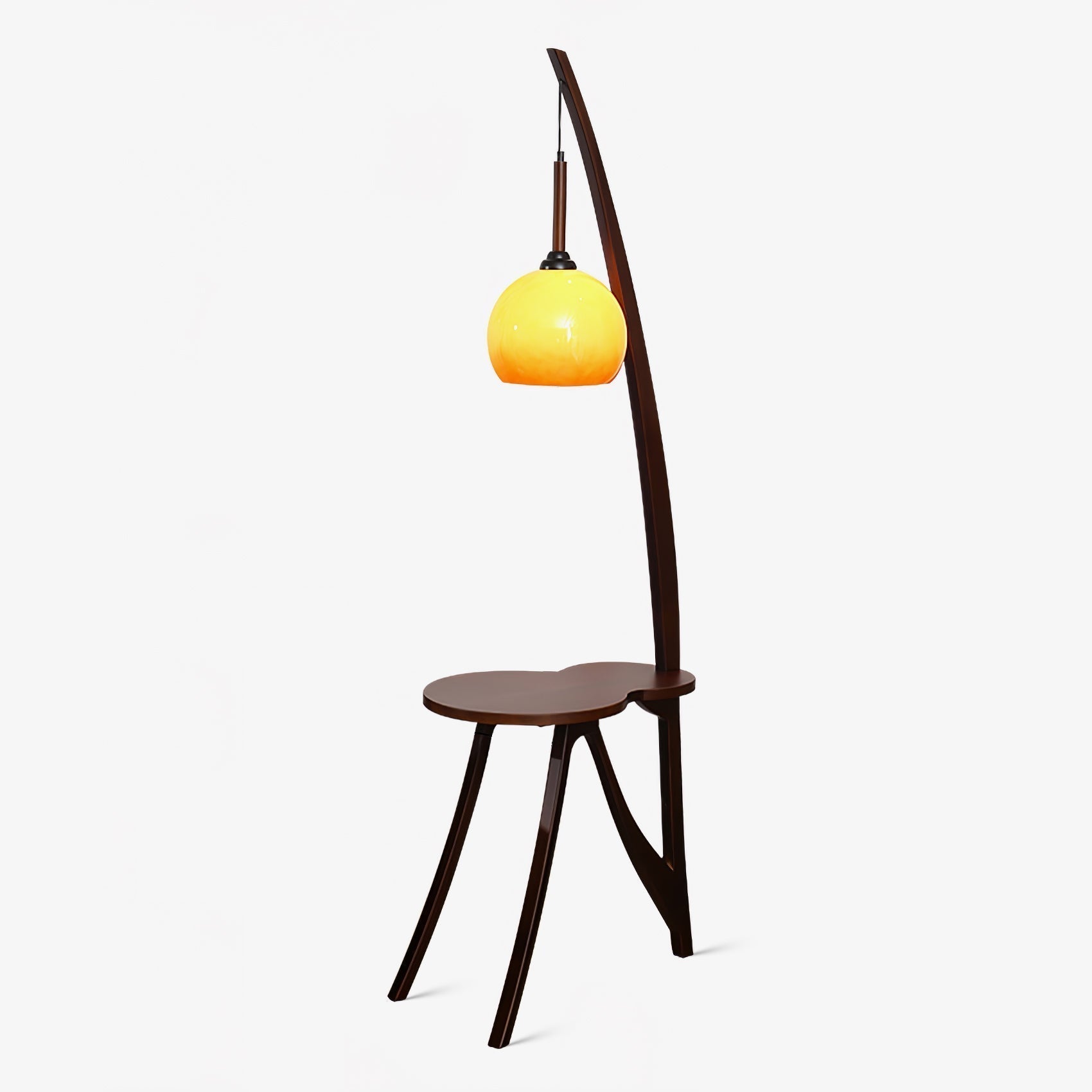 Natura Wood Hanging Floor Lamp