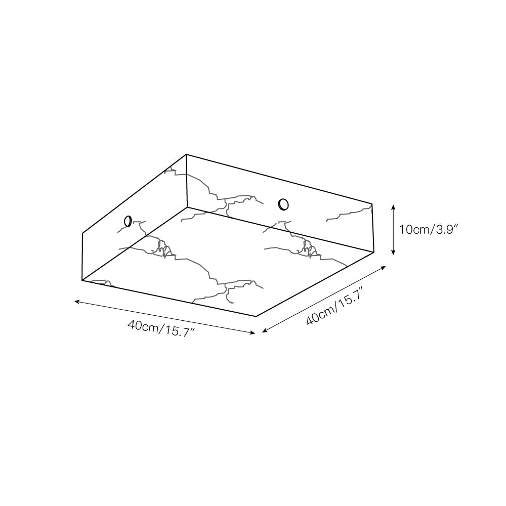Rauduvys Modern Minimalist Alabaster  Ceiling Light