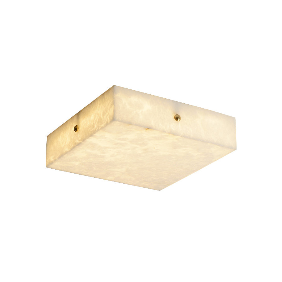 Rauduvys Modern Minimalist Alabaster  Ceiling Light