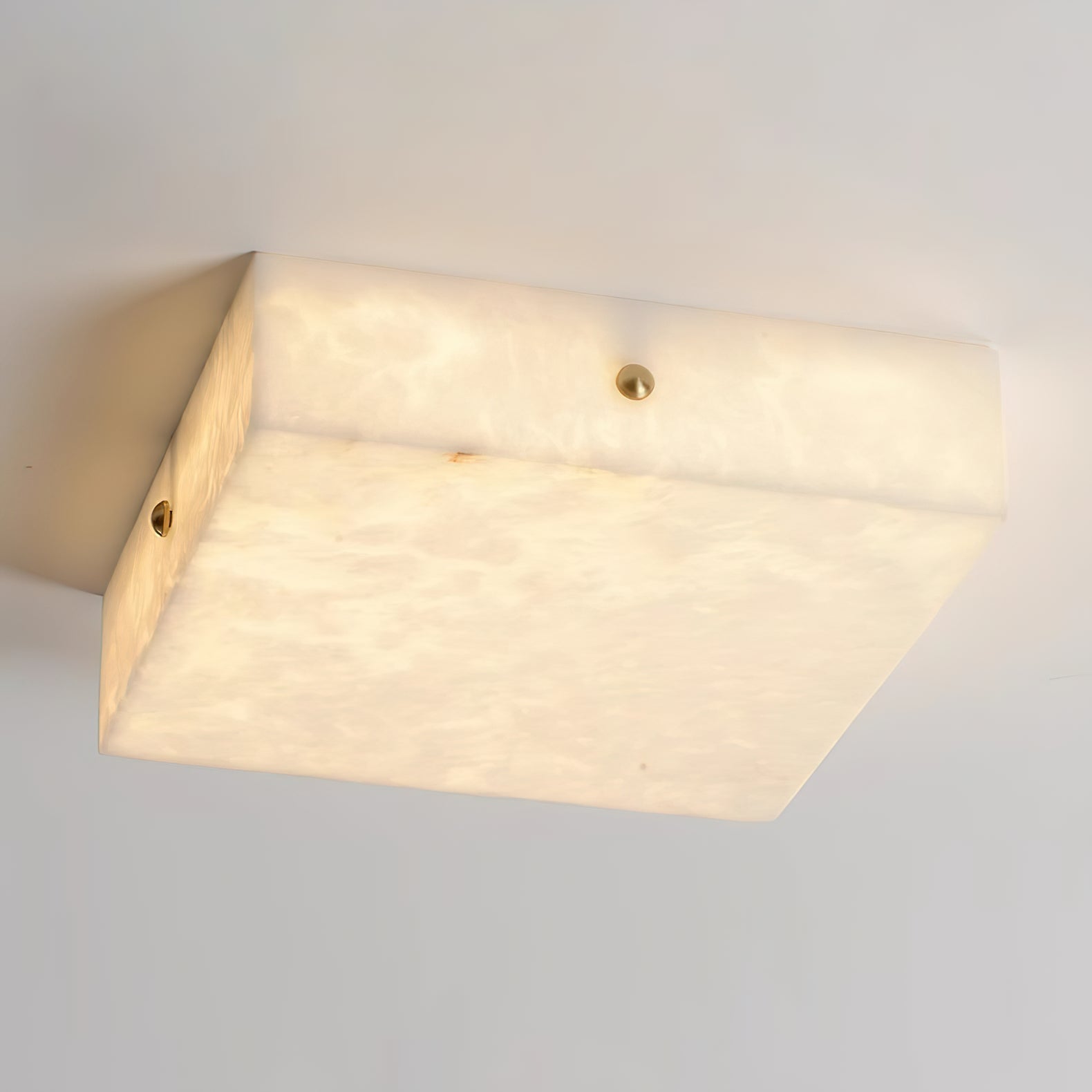 Rauduvys Modern Minimalist Alabaster  Ceiling Light