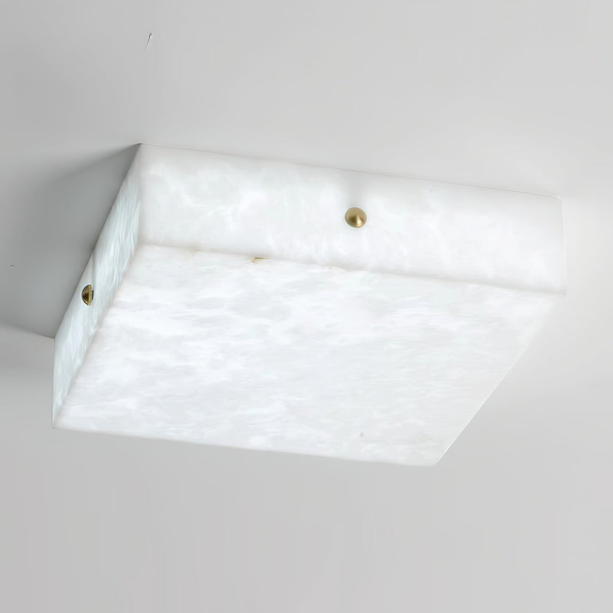 Rauduvys Modern Minimalist Alabaster  Ceiling Light
