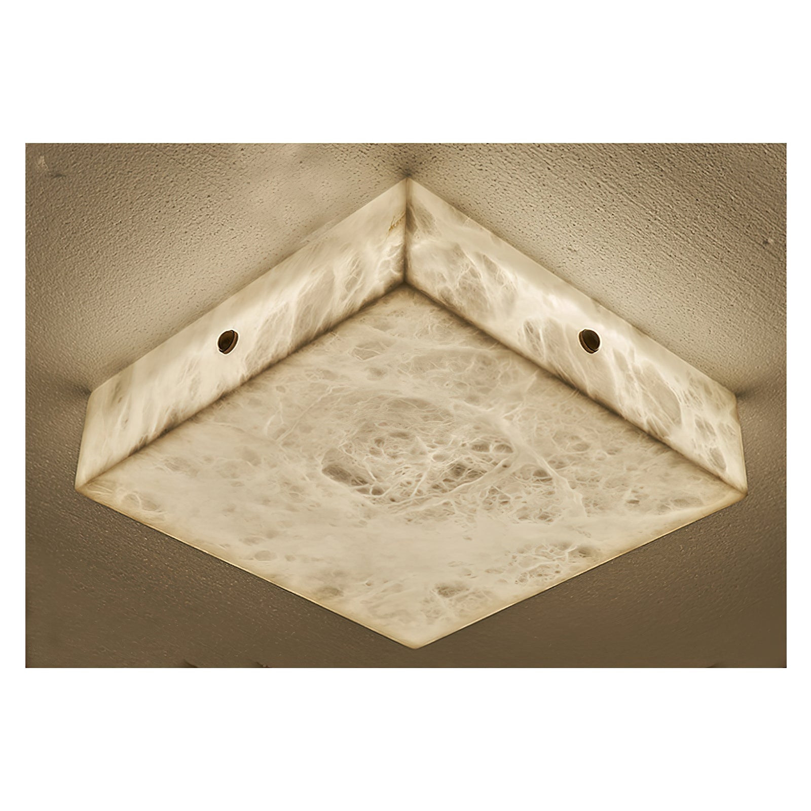 Rauduvys Modern Minimalist Alabaster  Ceiling Light