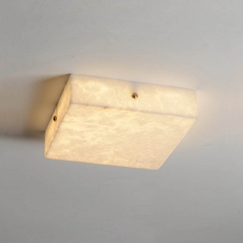 Rauduvys Modern Minimalist Alabaster  Ceiling Light