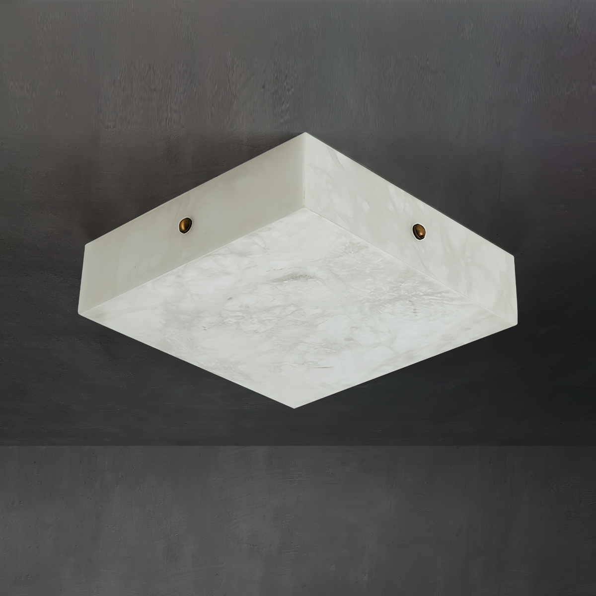 Rauduvys Modern Minimalist Alabaster  Ceiling Light