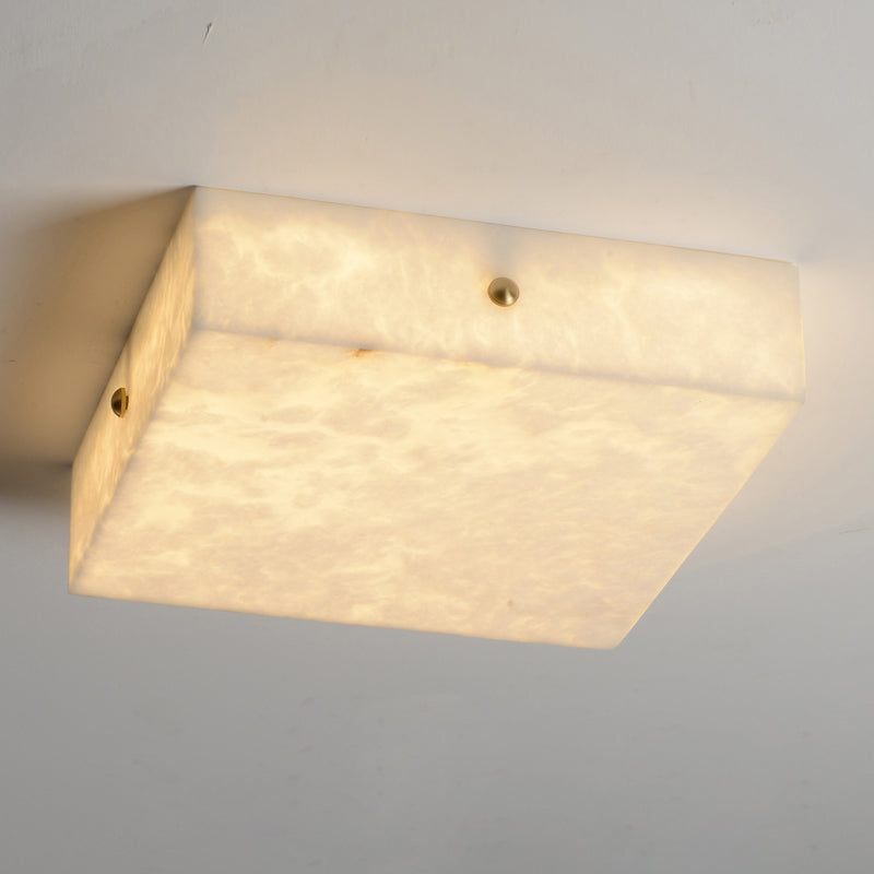 Rauduvys Modern Minimalist Alabaster  Ceiling Light