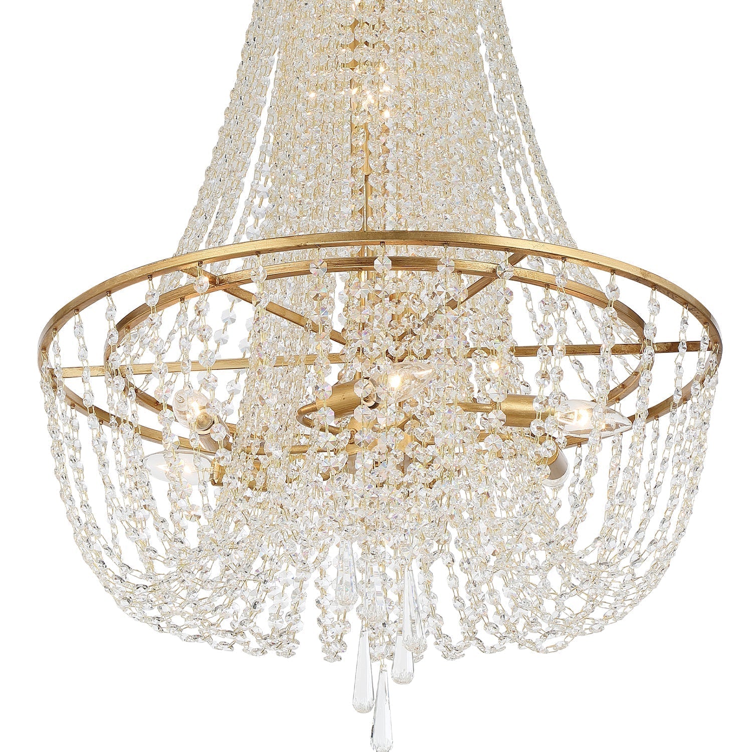 Sifuvys Postmodern Luxury Metal Crystal Chandelier
