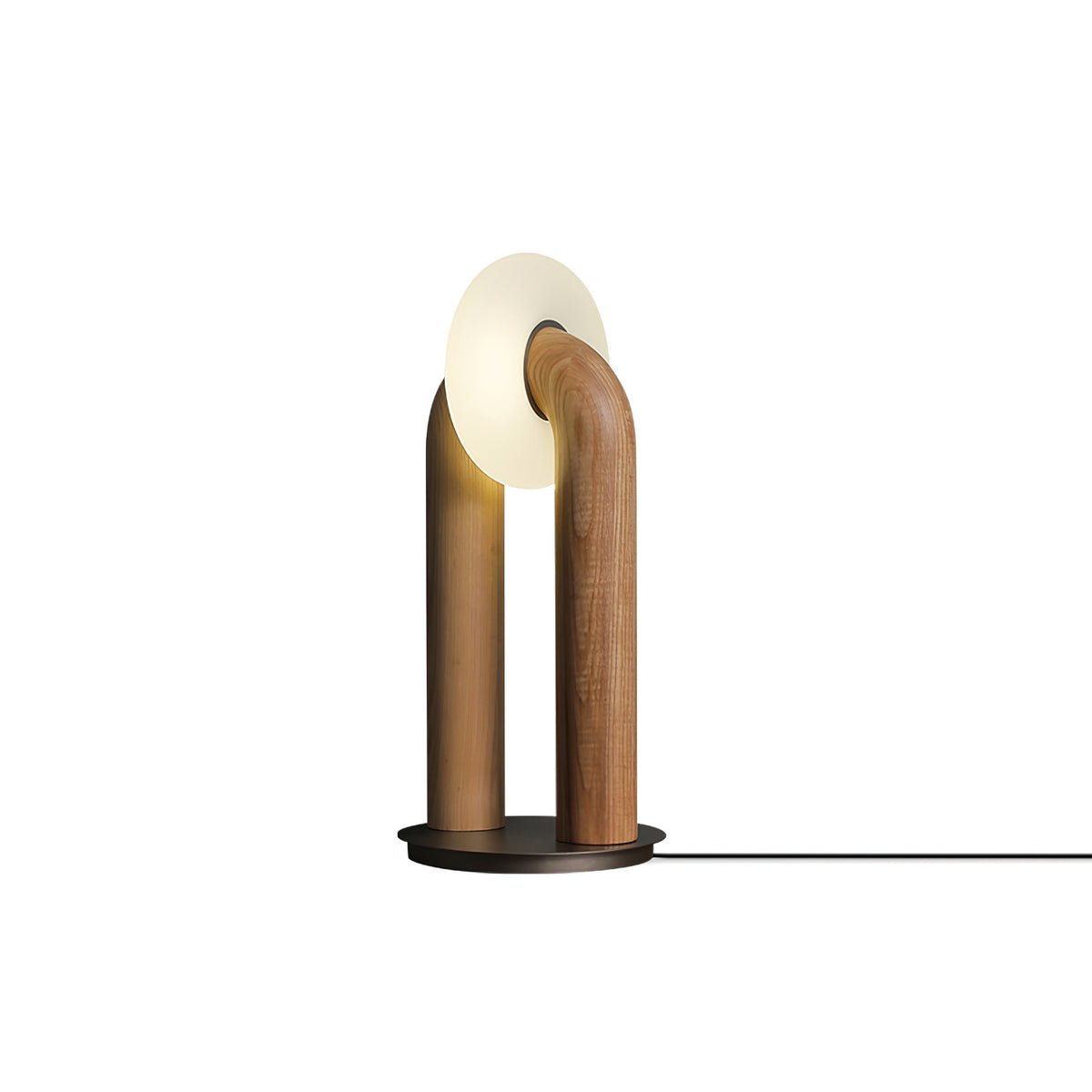 Raelix Wood Vintage Table Lamp