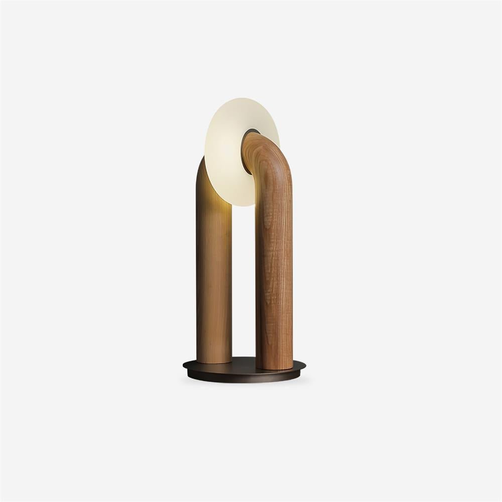 Raelix Wood Vintage Table Lamp