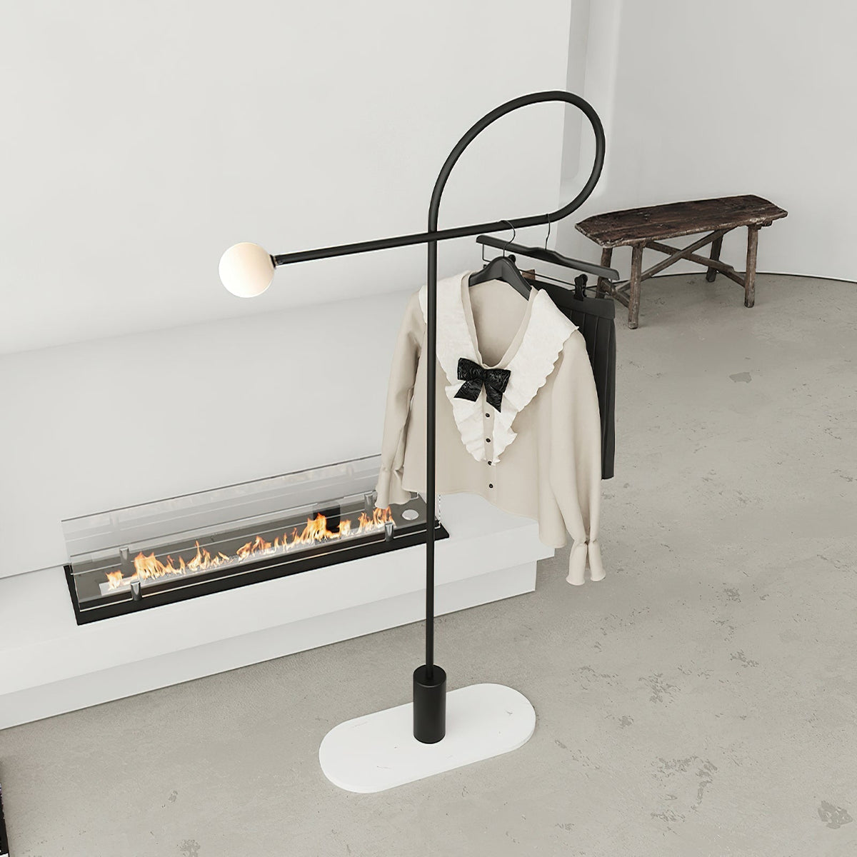 Zanoril Sculptural Floor Lamp