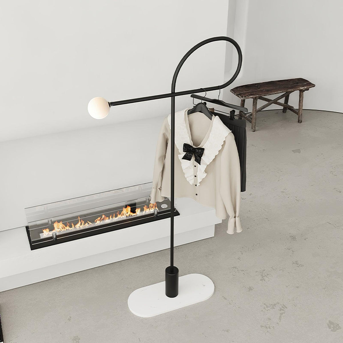 Zanoril Sculptural Floor Lamp