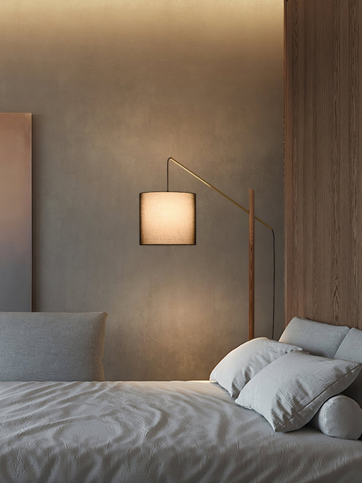 Nyvariol Minimalist Wood Floor Lamp
