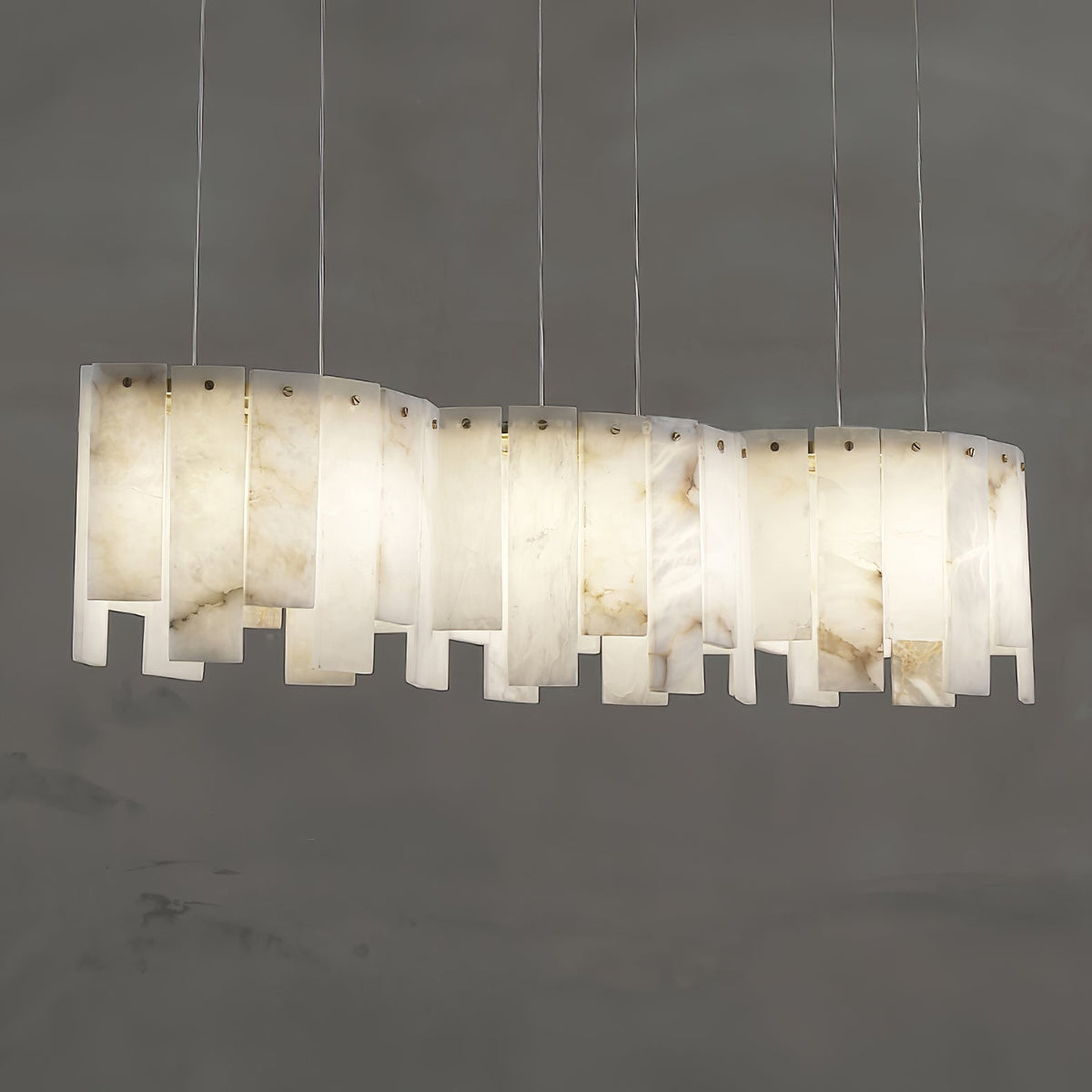 Cavelan Cluster Alabaster Pendant Light