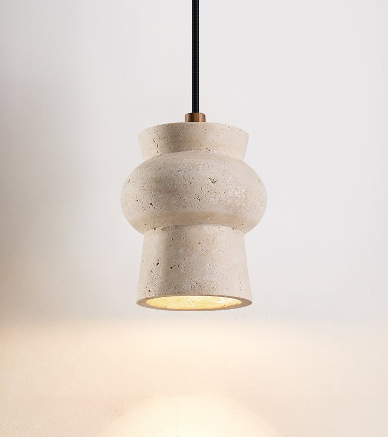 Dynt Timeless Yellow Travertine Pendant Lamp