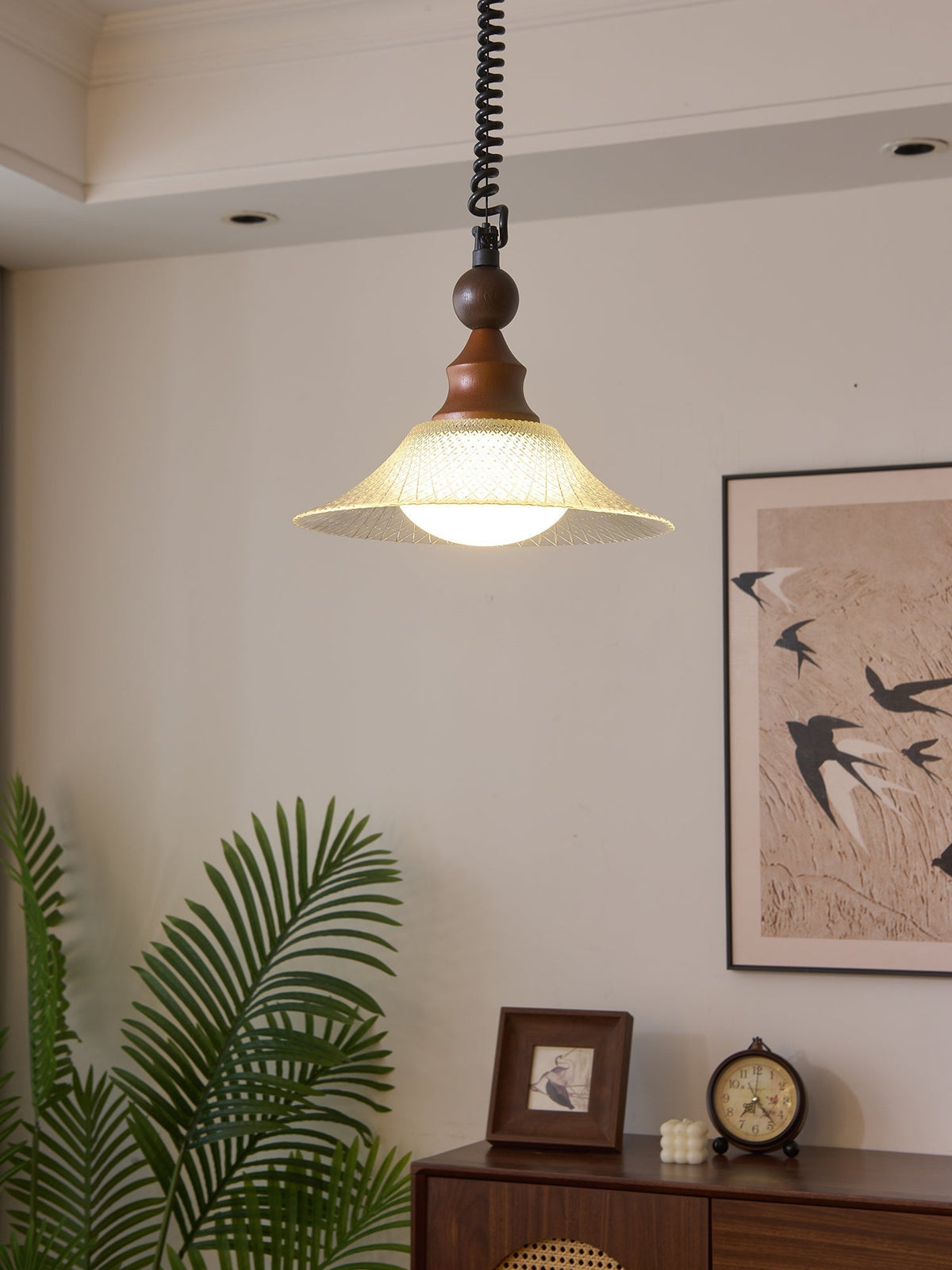 Syraeeth Premium Nordic Art Wood Pendant Light