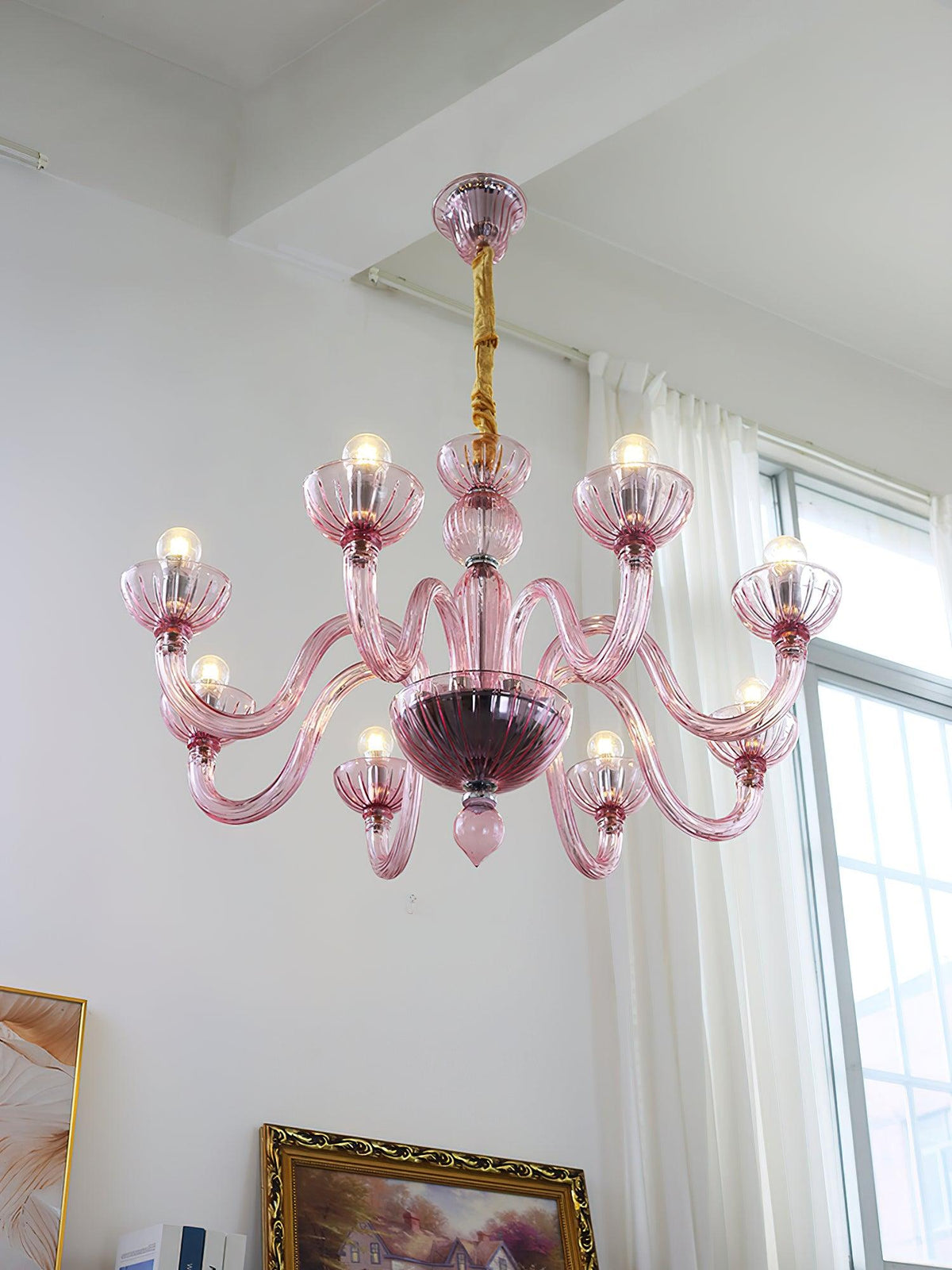 Lioraniel Chandelier Murano Glass Elegant Handcrafted