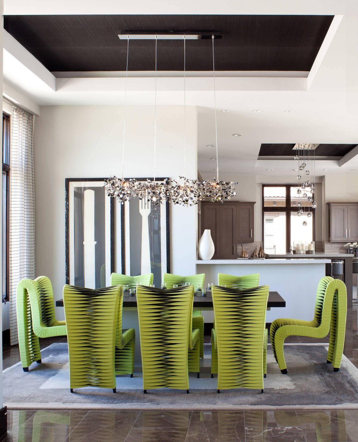 Noruielle Pendant Lamp Metallic Disc Cloud