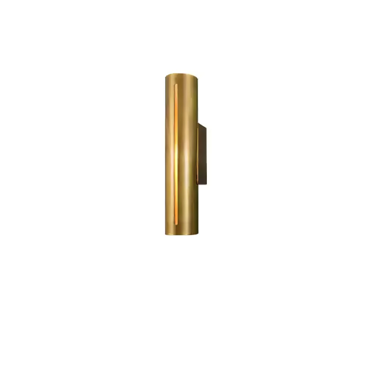 Avsilara Modern Minimalist Cylinder Brass Wall Light