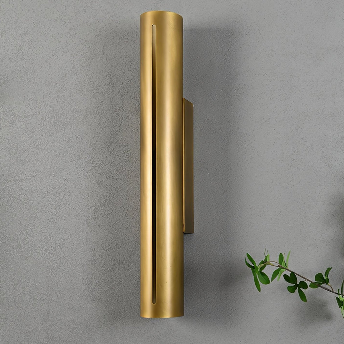 Avsilara Modern Minimalist Cylinder Brass Wall Light